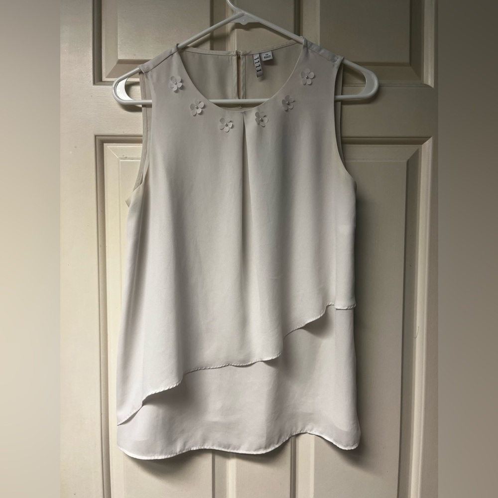 White Office Blouse